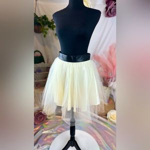 Missile for Free People About A Girl Tutu in Ivory. Size XS